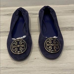 Tory Burch Suede Minnie Flats